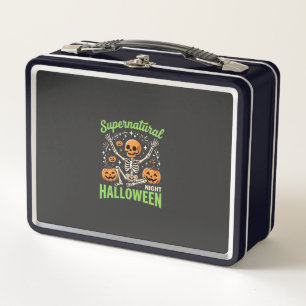 Diseño de vector de Halloween de esqueleto sobrena