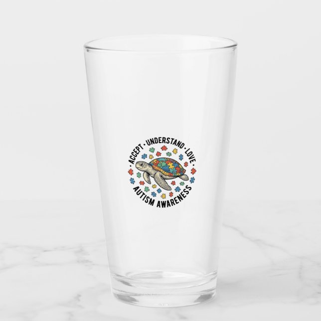 Diseño de vector de rompecabezas de tortuga para l (Anverso)