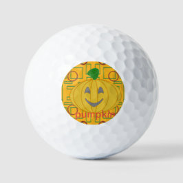 Diseño de vestuario naranja Bolas de golf Happy Pu