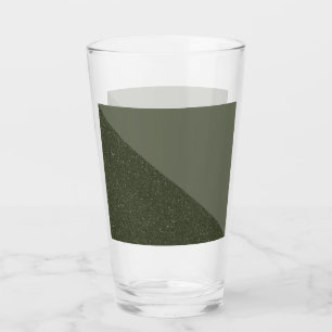 Diseño de vidrio de pinta verde curvo Moss