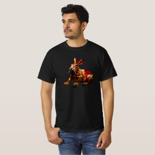 Diseño de vidrio emplomado en mosaico de camiseta 