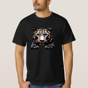 Diseño de vidrio manchado de mosaico de camiseta