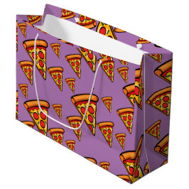 Diseño de Viernes Pizza - Bolsa de regalo - Grande