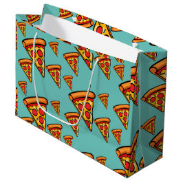 Diseño de Viernes Pizza - Bolsa de regalo - Grande