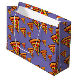 Diseño de Viernes Pizza - Bolsa de regalo - Grande