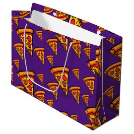Diseño de Viernes Pizza - Bolsa de regalo - Grande