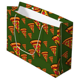 Diseño de Viernes Pizza - Bolsa de regalo - Grande