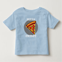 Diseño de Viernes Pizza - Camisas Bellas Jersey pa