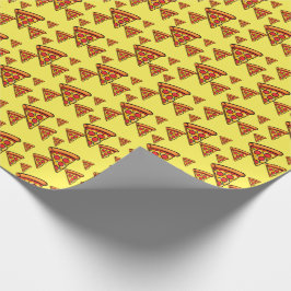Diseño de Viernes Pizza - Papel de envolver mate