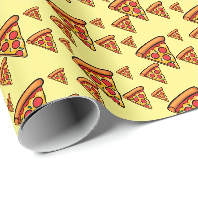 Diseño de Viernes Pizza - Papel de envolver mate (Esquina del rollo)
