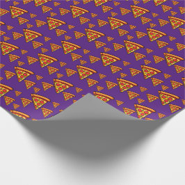 Diseño de Viernes Pizza - Papel de envolver mate