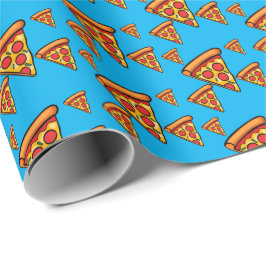 Diseño de Viernes Pizza - Papel de envolver mate