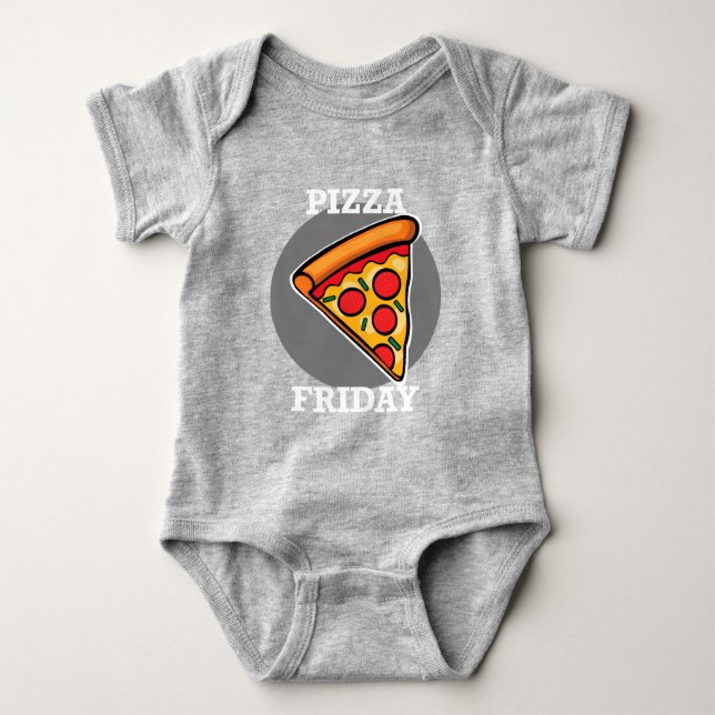 Diseño de Viernes Pizza - Traje para niños Jersey  (Anverso)