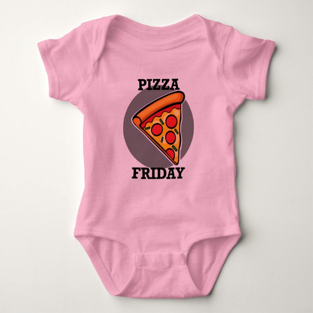 Diseño de Viernes Pizza - Traje para niños Jersey  (Anverso)
