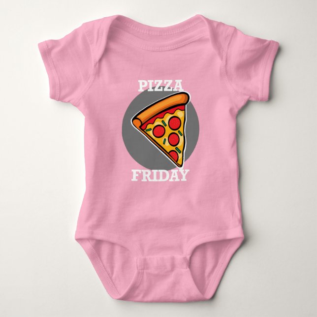 Diseño de Viernes Pizza - Traje para niños Jersey  (Anverso)