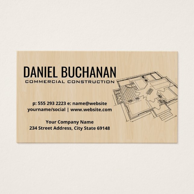 Diseño de vista superior | Fondo de madera (Frente)