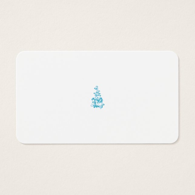 Diseño decorativo azul bola, turquesa medio (Frente)