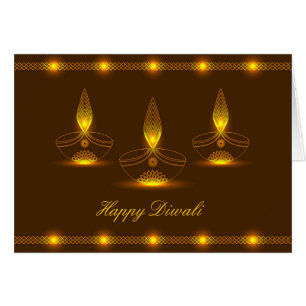 Diseño decorativo de Diwali brillante