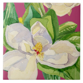 Diseño decorativo floral de la teja del arte de la
