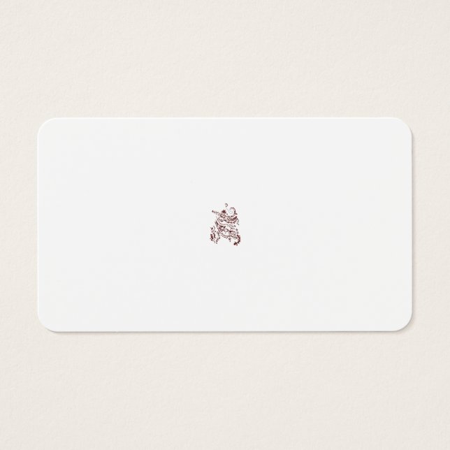 Diseño decorativo rojo anaranjado (Frente)