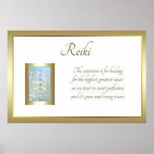 Diseño del arte del poema de Reiki