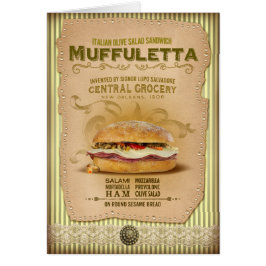 Diseño del bocadillo de Muffuletta de la colección