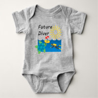 Diseño del Buceador Futuro - Baby Jersey Bodysuit