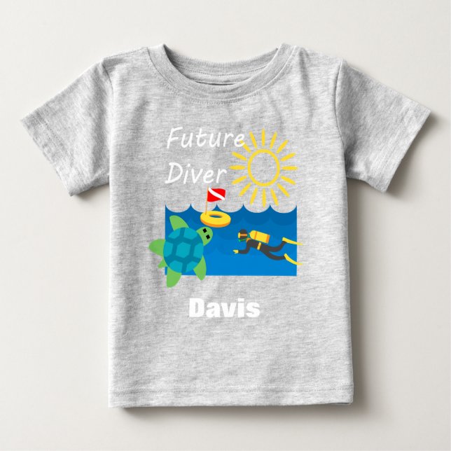 Diseño del Buceador Futuro - Camiseta Bella Jersey (Anverso)
