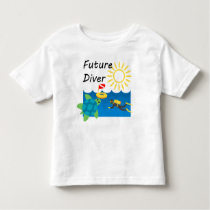 Diseño del Buceador Futuro - Camiseta Toddler Fine