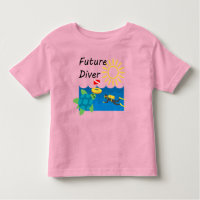 Diseño del Buceador Futuro - Camiseta Toddler Fine