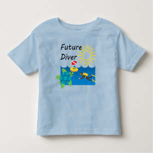 Diseño del Buceador Futuro - Camiseta Toddler Fine