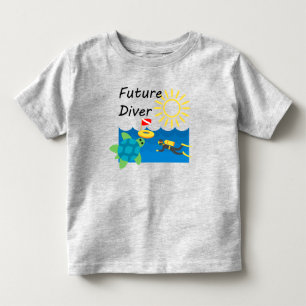 Diseño del Buceador Futuro - Camiseta Toddler Fine