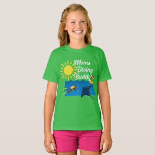 Diseño del Buda de Buceo para Madres - Camiseta bá