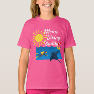 Diseño del Buda de Buceo para Madres - Camiseta bá