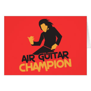 Diseño del campeón de Air Guitar