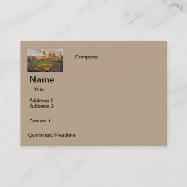 DISEÑO del CAMPO DE BÉISBOL de las tarjetas de