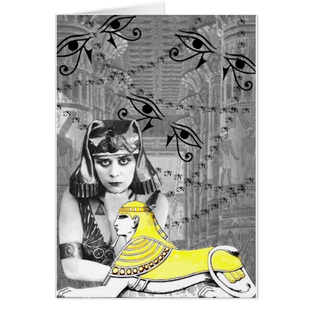 Diseño del collage de Theda Bara (Frente)