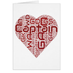 Diseño del corazón de las posiciones del Netball