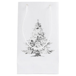 DISEÑO DEL ESTILO DE LA BOLSA DE REGALO DE ÁRBOL D