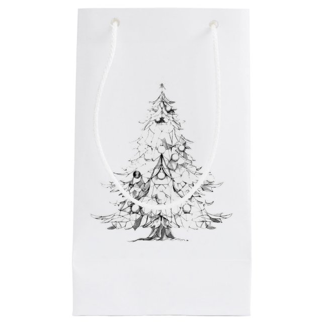 DISEÑO DEL ESTILO DE LA BOLSA DE REGALO DE ÁRBOL D (Anverso)