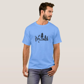 Diseño del Explorador - Camiseta Oscura básica mas