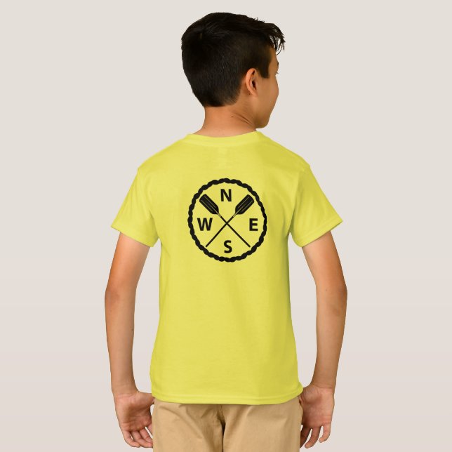 Diseño del Explorador de pádel - camiseta (Reverso completo)
