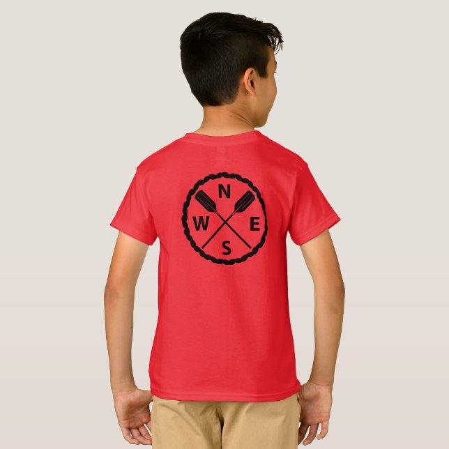 Diseño del Explorador de pádel - camiseta (Reverso completo)