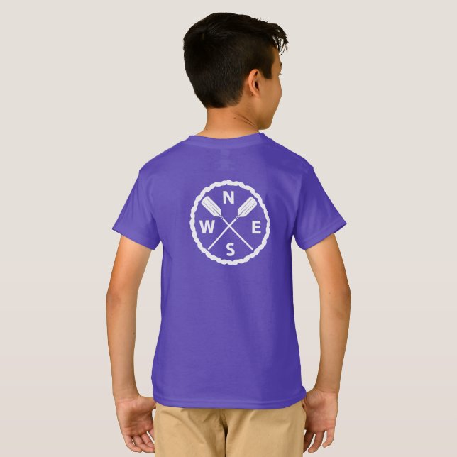 Diseño del Explorador de pádel - camiseta (Reverso completo)