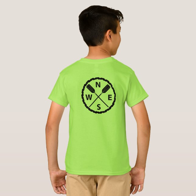 Diseño del Explorador de pádel - camiseta (Reverso completo)