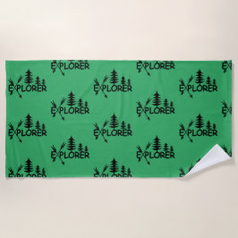 Diseño del Explorador - Toalla de playa