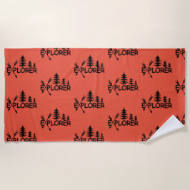 Diseño del Explorador - Toalla de playa