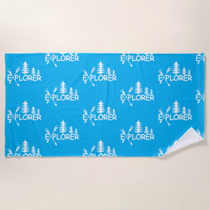 Diseño del Explorador - Toalla de playa