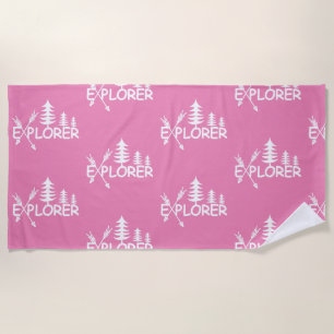 Diseño del Explorador - Toalla de playa