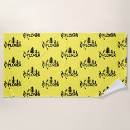 Diseño del Explorador - Toalla de playa